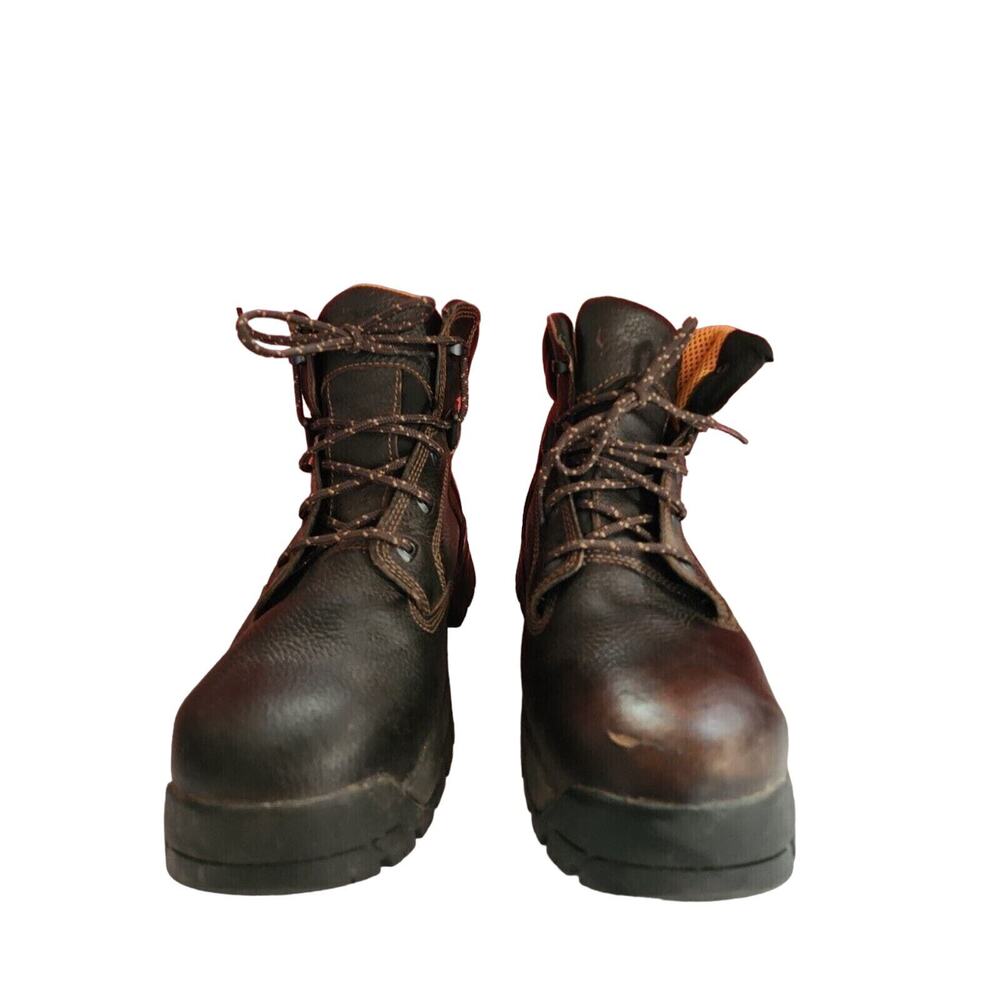 Timberland Pro 86518 6" Men's Steel Toe Leather Work Boots US 11 m - Brown NICE